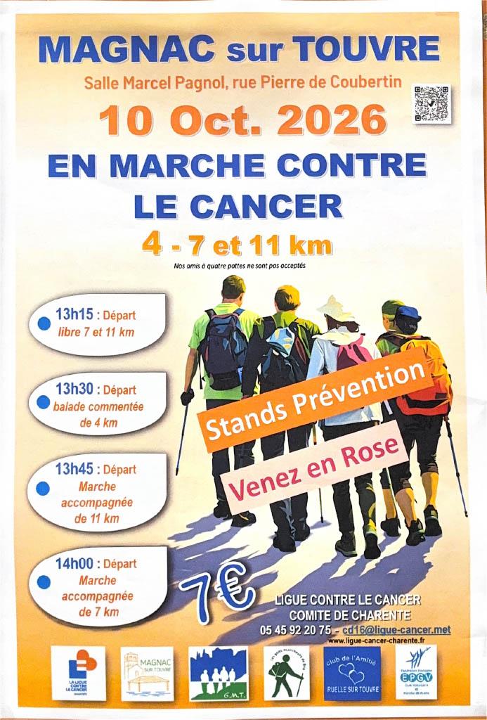 Marche contre le cancer magnac